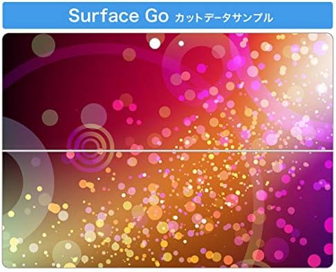 Декларална покривка на igsticker за Microsoft Surface Go/Go 2 Ултра тенки заштитнички налепници на телото 002242 Флуоресценција Шарена