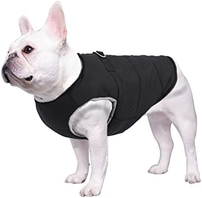 Geyecete Dog Булдог облека кучиња памук памук дебело палто дебело зимско топло елек од елек, ладно време јакна облека за француски