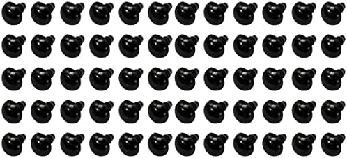Црни кукли со црни бебиња црни кукли 400 парчиња очи мм очите играчки плишани занаети проекти DIY пластична црна кукла за големина Проекти