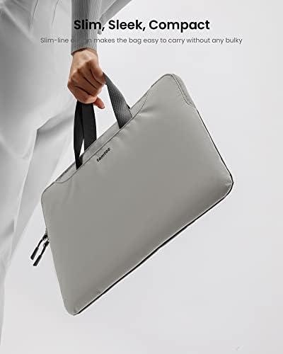 Tomtoc 13-14 инчи тенок лаптоп торба за носење на 13-инчен MacBook Air/Pro, 14-инчен MacBook Pro M2/M1 A2779 A2442, 12.9 iPad Pro со магична