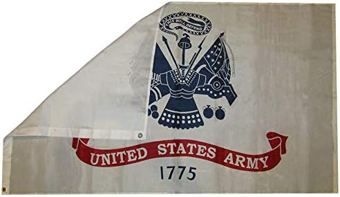 Американска Супер-Продавница на Големо 3х5 Американска Армија На Соединетите Држави Бело 3' х5 ' Премиум 100д Полиестерско Знаме