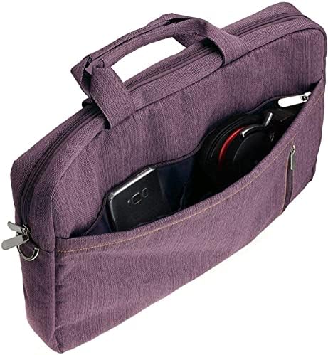 Патувачка торба за отпорна на вода на Navitech Purple Sleek - Компатибилна со Lenovo ThinkPad P15V Gen 3 15 лаптоп