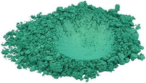 Вистински зелена луксузна мика во боја пигмент во прав за козметичка оценка за очила за очила за сапун за нокти од сапун 1 мл