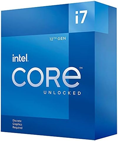 Intel Core i7 - 12700kf Десктоп Процесор 12 Јадра до 5.0 GHz Отклучен LGA1700 600 Серија Чипсет 125W