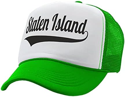 ГОЗЛЕР - Островот Статен - Фери Бронкс Newујорк Jerseyерси - Капа за капа на камиони со ретро во стил