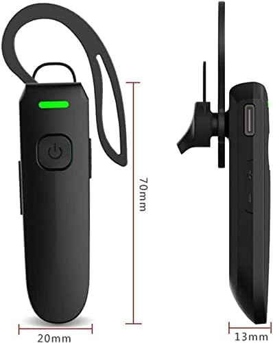 Dulasp Dual Way Counter Intercom, носат Walkie-Talkie Mini Computer безжичен Bluetooth Ultra-мал мини убавина салон за коса салон 4S ресторан хотел за продавница за канцелариски болници