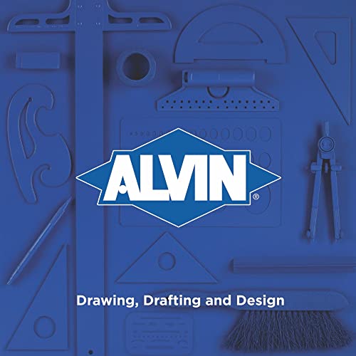 Лента за подготвување на Алвин 1 x60 дворови модел 2300 -c нацрт -лента, нежна лента за маскирање за нацрт, архитектура, сликање акварели и домашни