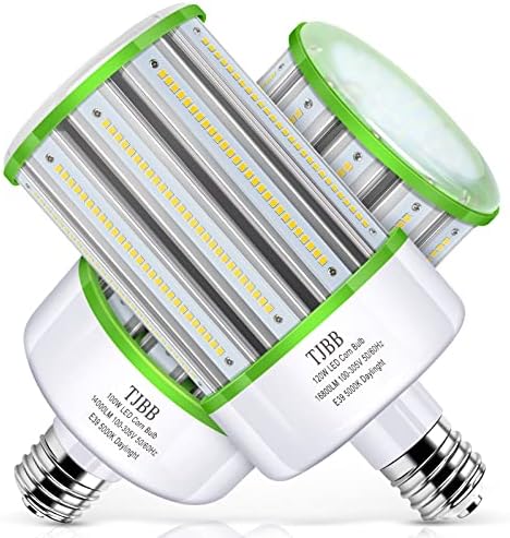 TJBB 2-Пакет 120W LED Пченка Сијалица, E39 Mogul База 5000k Дневна Светлина, 16, 800 lm, 400W HPS/Метал Халид Замена за Комерцијални &засилувач;