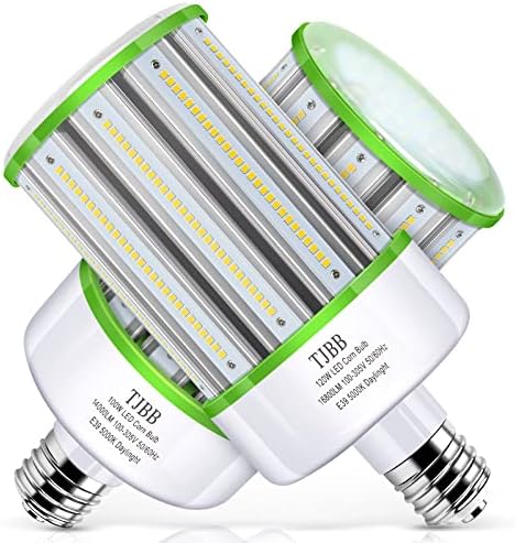 TJBB 2-Пакет 120W LED Пченка Сијалица, E39 Mogul База 5000k Дневна Светлина, 16, 800 lm, 400W HPS/Метал Халид Замена за Комерцијални &засилувач; Индустриски Високо Залив Осветлување, парк