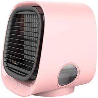 Quesheng Air Cooler Fan Fan Mini Desktop климатик со ноќно светло мини USB вода за ладење на вентилаторот за овлажните овластувачи за
