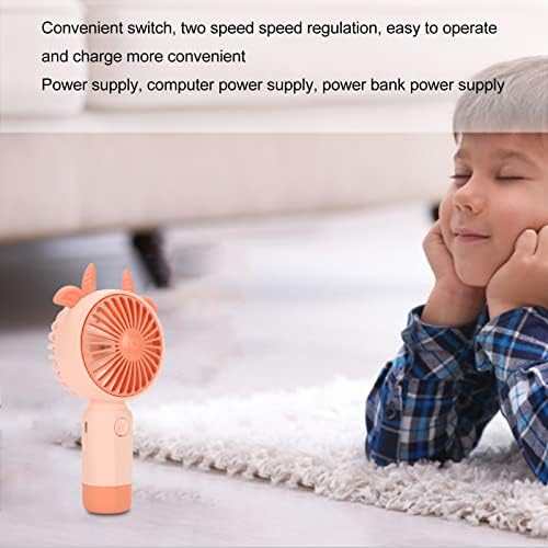 PSSOPP преносен рачен вентилатор USB ладење вентилатор десктоп мини електричен вентилатор мал преносен вентилатор за деца, дома, отворено,