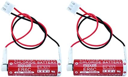 GRE-Energy 2 ПАКЕТ ER6C 3 3.6 V 1800MAH PLC Батерија За Замена На Батеријата За F2-40BL, F240BL, F1, F2, FX, FX1, FX2, FX2N СО Приклучок