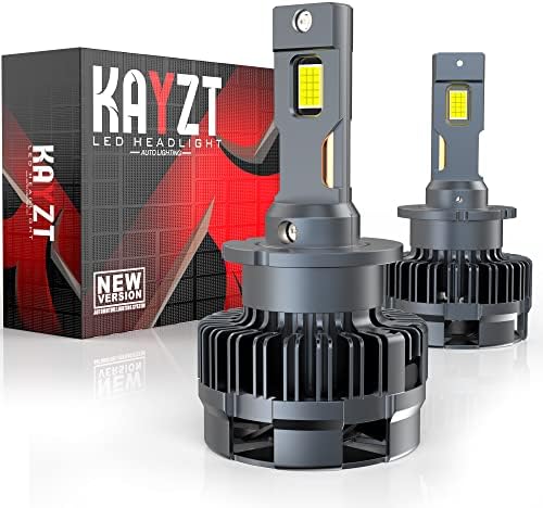 KAYZT D4S D4R LED Светилки 20000 Лумени, 600% Осветленост, 120w Висока Моќност, 6500K Кул Бела, Исклучително Светла Конверзија Комплет,