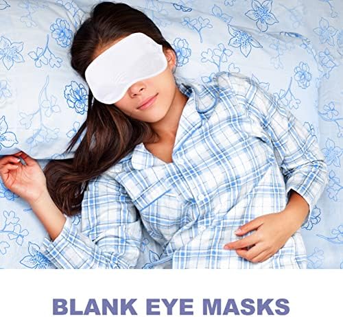 Coheali Mask Mask Mask Патување 20 парчиња за еднократна употреба око за очи за очи за очи за очи, преносни очила за очи, повеќенаменски очите