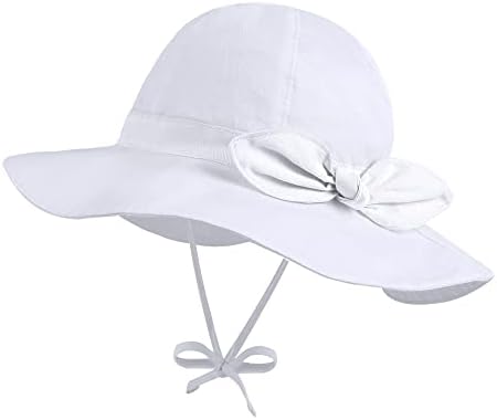 Fynnsure Бебе сонце капа upf 50+ дете сонцето капа за новороденче заштита од лето капа на плажа корпа капи за девојчиња за бебиња девојчиња