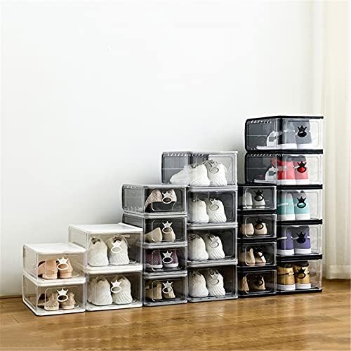 Канти за складирање на чевли за чевли Депила за 5 кутии за складирање на чевли од 5 кутии за складирање на чевли пластични 31,5x21.5x13.5 см за