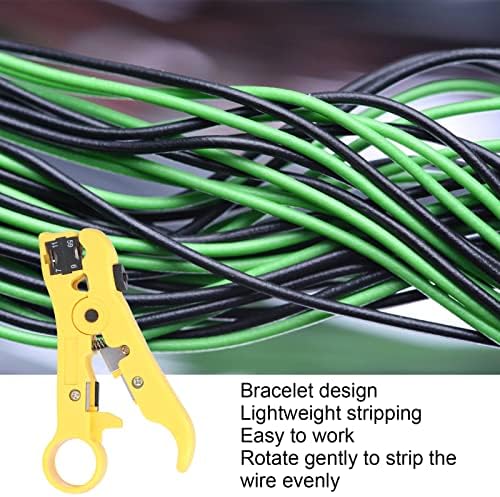 Coax кабли Кримпер, Дизајн на нараквици Коаксијален кабел за лента за безбедност за RG59/6/11/7