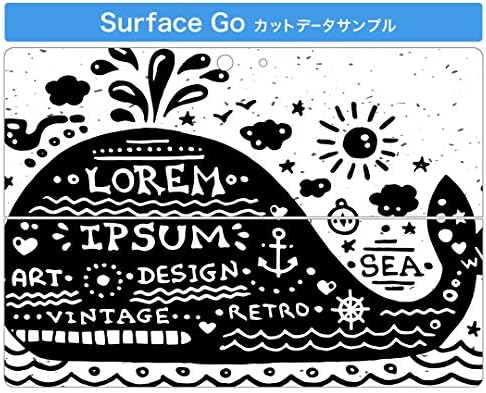 Декларална покривка на igsticker за Microsoft Surface Go/Go 2 Ултра тенки заштитнички налепници на телото 011019 Вдишете море англиски