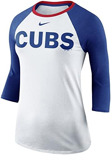 Triple Bliple Blend Miirts Muidse Chicago Chicago Cubs Raglan 3/4 маица