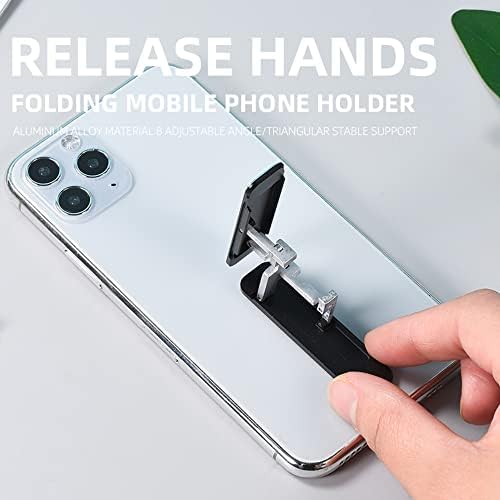 Forubar Phone Chickstand ， Ултра тенок алуминиумски легура мини штанд ， прилагодлив агол, компатибилен со iPhone 13/13 Pro/13 Mini/13 Pro