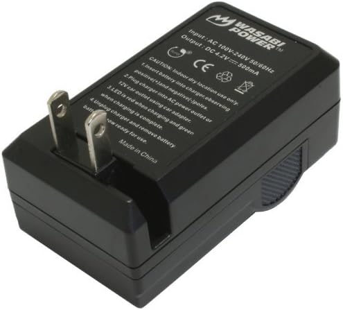 Батерија и полнач за напојување Wasabi за Hewlett Packard NP-60, A1812A, L1812A, L1812B, Q2232-80001 и HP Photosmart