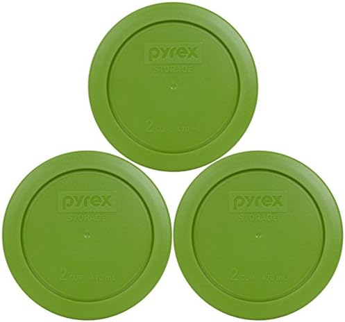 Пирекс Пакет - 4 Предмети: 7200-КОМПЈУТЕР 2-Чаша Зелени Пластични Капаци За Складирање Храна