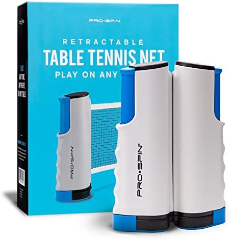 Pro-Spin сето-во-едно преносни пинг-понг-лопатки поставени | Табела Тенис поставен со повлечен пинг -понг мрежа | Премиум лопатки,