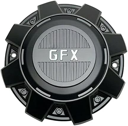 GFX G-FX мат Централно црно тркало капаче C-6265L210
