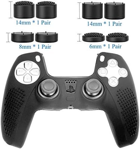 Покријте Ја Кожата ЗА PS5 Dualsense Контролер, Заштитно Куќиште Отпорно На Прашина Што Не Се Лизга, Погодно за Playstation 5, со 8 Држачи За