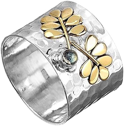 Свадба бенд за жени, ангажман на личноста, прстен за накит подароци женски модни инкрутирани скапоцени камења ветувачки ringsвони венчален прстен