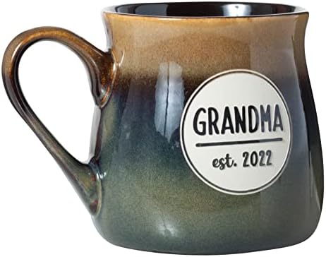 Занаетчиски був тато Ест. 2023- Раката врежана керамичка керамика - Нова родител - чај од чај од 16oz кафе