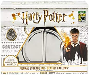 Хари Потер Реликвии На Смртта Сребрена Кутија За Ситници - Керамички Реликвии На Смртта Симбол Дизајн Со Капак-Одличен Подарок За Секој