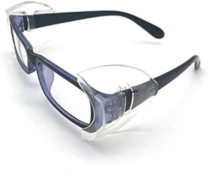 Wakaka 4 парчиња Нова единечна дупка мала до средна или големи очила за очи безбедносни очила странични штитови странични штитови за