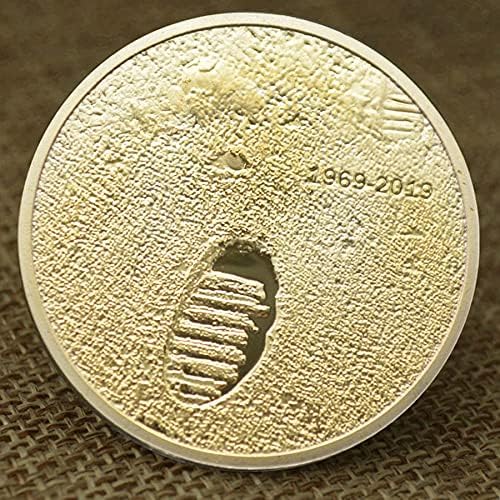 MXHUA 1969 ~ 2019 50 години монета за предизвик на слетување на Месечината