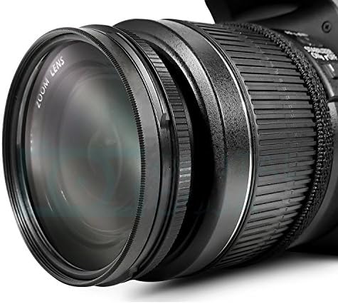 Комплет за филтрирање 49мм 3 парчиња за Canon EOS M6, EOS M6 Mark II, EOS M50, EOS M50 Mark II, EOS M100, EOS M200 камери со леќи EF 15-45mm,