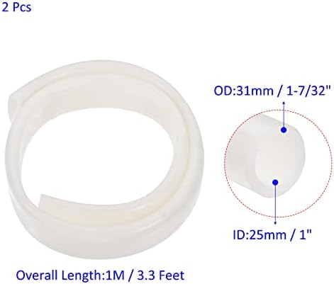 M METERXITION 2 PACK SILICONE TUBING - Флексибилна цевка за црево со висока температура се применува на домашна индустриска