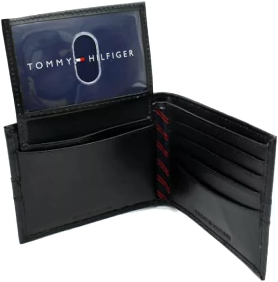 Оригинален паричник на Томи Хилфигер за мажи со повеќекратни картички со повеќекратни слотови за картички