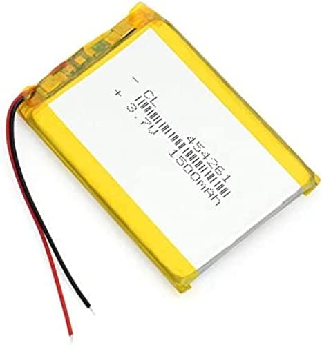 Zoyk 3.7V 1500mAh 454261 li јонски липо клетки, батерија на полимер за пополнување на литиум за Bluetooth звучникот GPS Mini дигитална камера преносен ДВД, 1pc