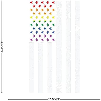 Арогелд виножито американско знаме гордост автомобил декорации геј гордост декларација ЛГБТ виножито еднаквост лезбејски винил