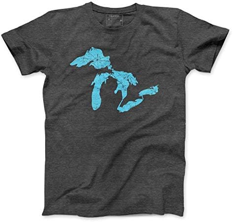 Држава Мичиген и Велики езера Премиум памук полиестер мешавина маица