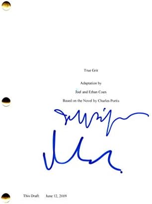 Effеф Бриџис и Мет Дејмон потпишаа автограм - Вистински Грит целосен филм за скрипти - Хаиле Штајнфелд, oshош Бролин, Стивен Спилберг, elоел