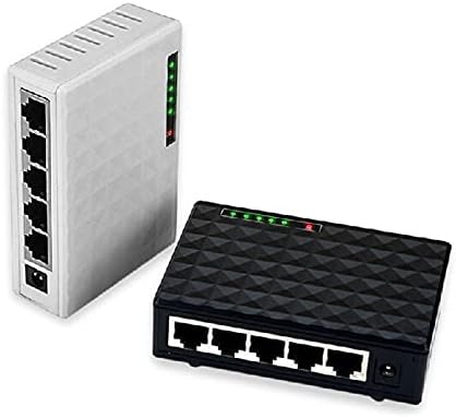 Конектори 10/100/1000MBPS 5 Порт Гигабит мрежен прекинувач Gigabit Ethernet Network Metwork RJ45 LAN Hub Ethernet US/EU PLU -