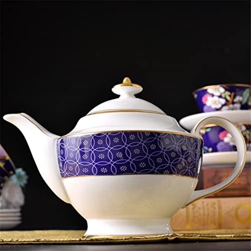 Лиуж виолетова уметност коска Кина чајник Американски сад за кафе кујна кујна керамички попладневно чајник