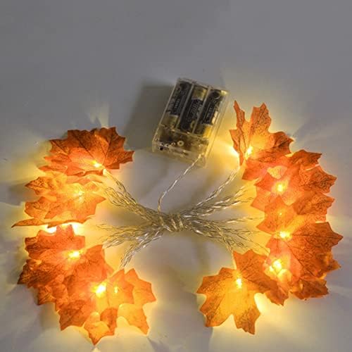 VEFSU Денот на благодарноста јаворов лист ламба жица LED LED јаворов лист ламба