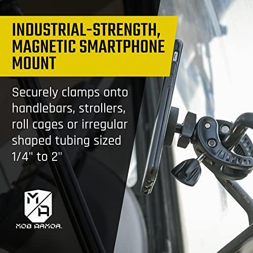 Моб -оклоп мобилен мобилен канџи со ротација од 360 ° - Бар монтирање за колички за голф, колички или кое било возило со тркалезни или квадратни
