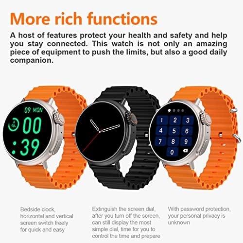 Mt30 Smart Watch Серија 8 Ултра 1,6 Инчен Amoled Mens NFC Паметен Часовник Bluetooth Повик Аи Глас Следење На Отчукувањата На