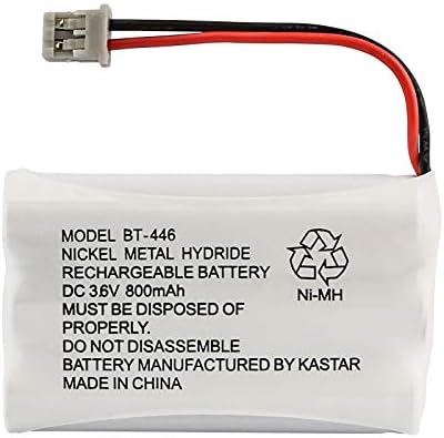 Замена на телефонска батерија Kastar Ni-MH безжичен телефон 3.6V 800MAH Замен за Uniden BP-446 BT-446 BT-1005 BP446 BT446 BT1005 BBTY0457001 BBTY0458001, Радио Шак 23-904 23-961