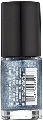 Maybelline New York Color Show Veils Nail Lacquer Top Coat, Blue Glaze, 0,23 течноста за унца