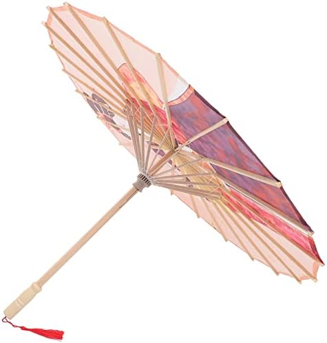 Валилик Азиски чадор од свила кинески маслени чадор за хартија јапонски чадорен цвет парасол танцувајќи реквизити за свадбени забави