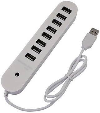 1TB HI-SPEED USB2.0 8PORT HUB USB2.0/1.1 е универзален, бел